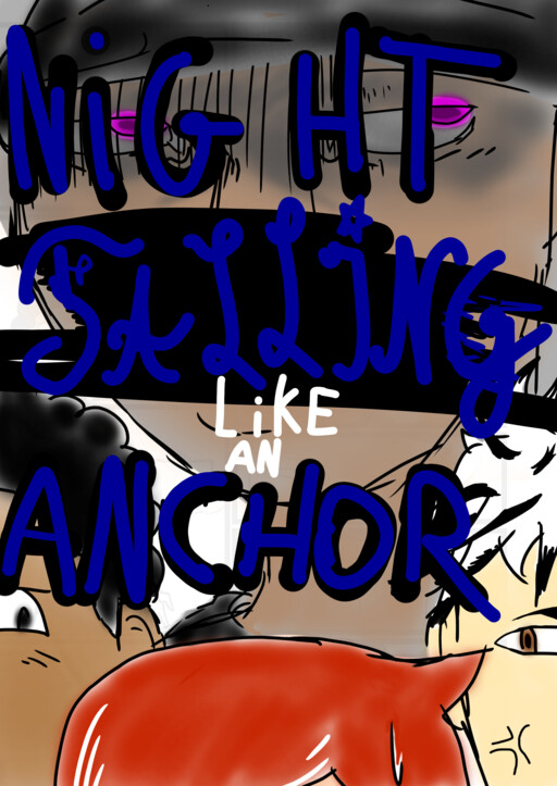 Night falling like an anchor