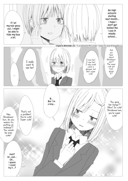 Until the shy Shirakawa-kun becomes a girl