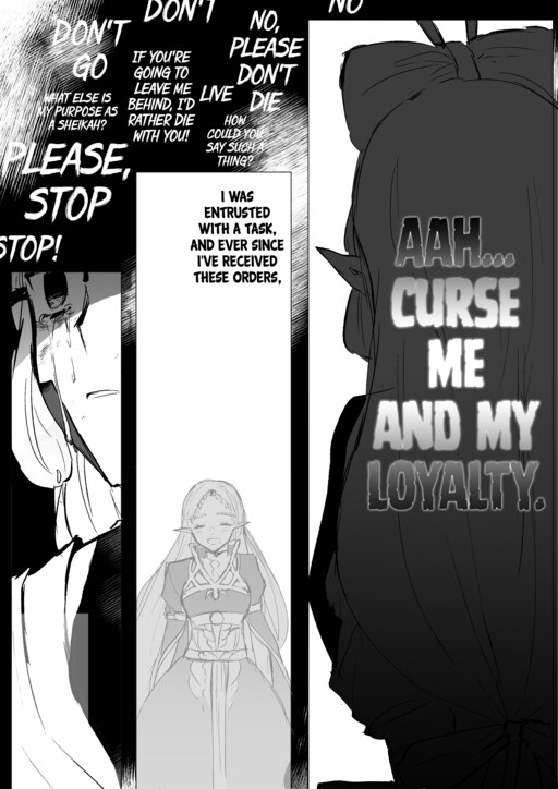 The Legend of Zelda Breath of the Wild - The Princess' Last Message Before Departing (Doujinshi)
