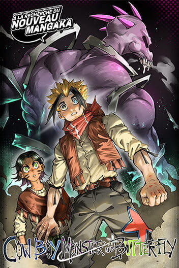 Cow Boy Monster and Butterfly