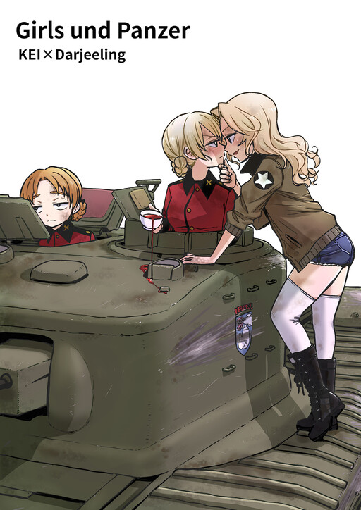 GIRLS und PANZER - KEI × Darjeeling (Doujinshi)
